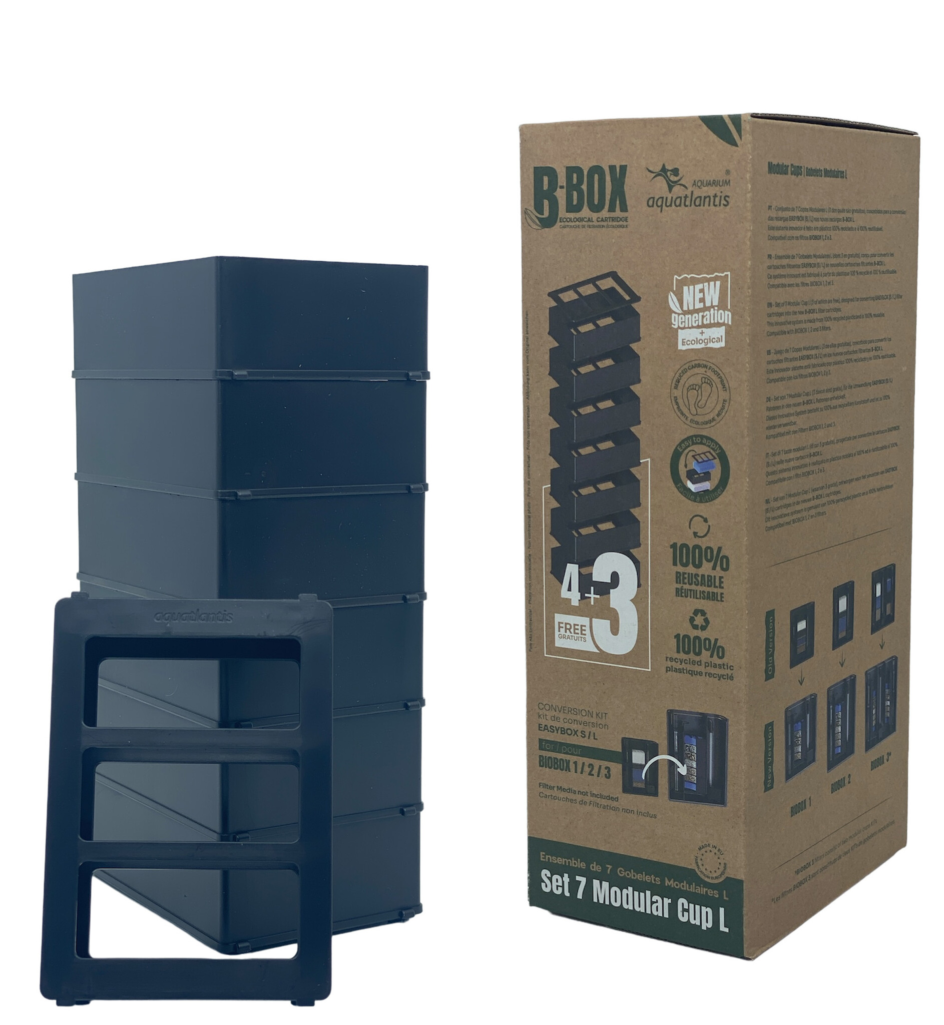 Filtercartridges + inhoud B-Box L (BioFilter 1/2/3) Startset