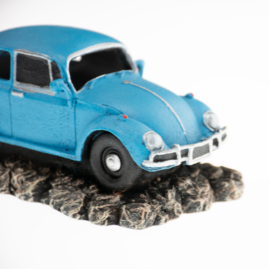 Classic Car Duits 15x7,5x6,5cm blauw