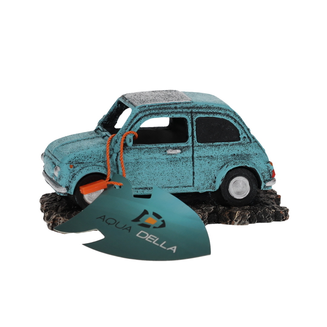 Classic Car Italiaans 12x6,5x5,5cm blauw