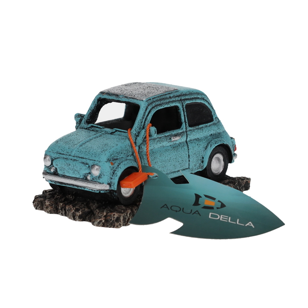 Classic Car Italiaans 12x6,5x5,5cm blauw