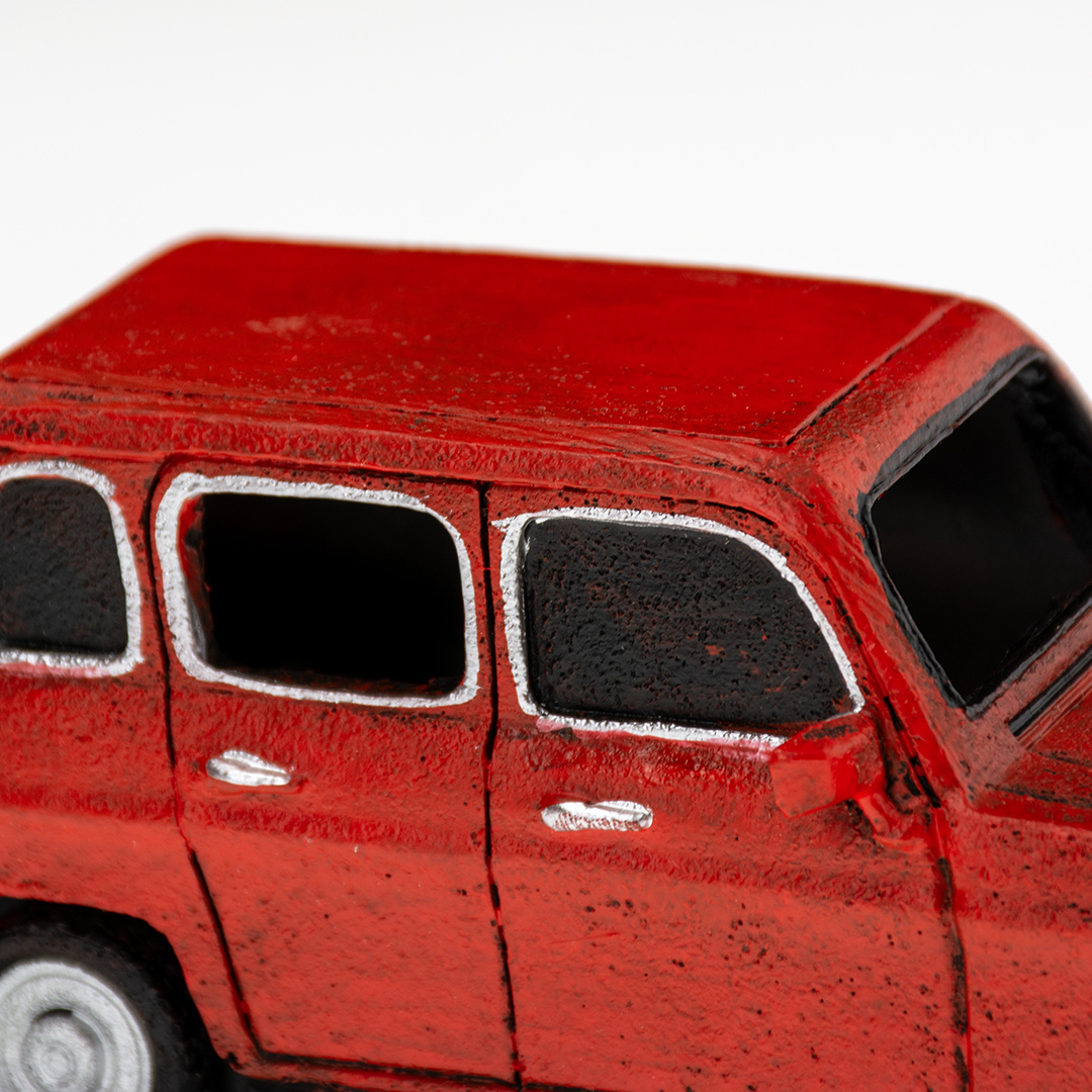 Classic Car Frans 1 15x7,5x7cm rood