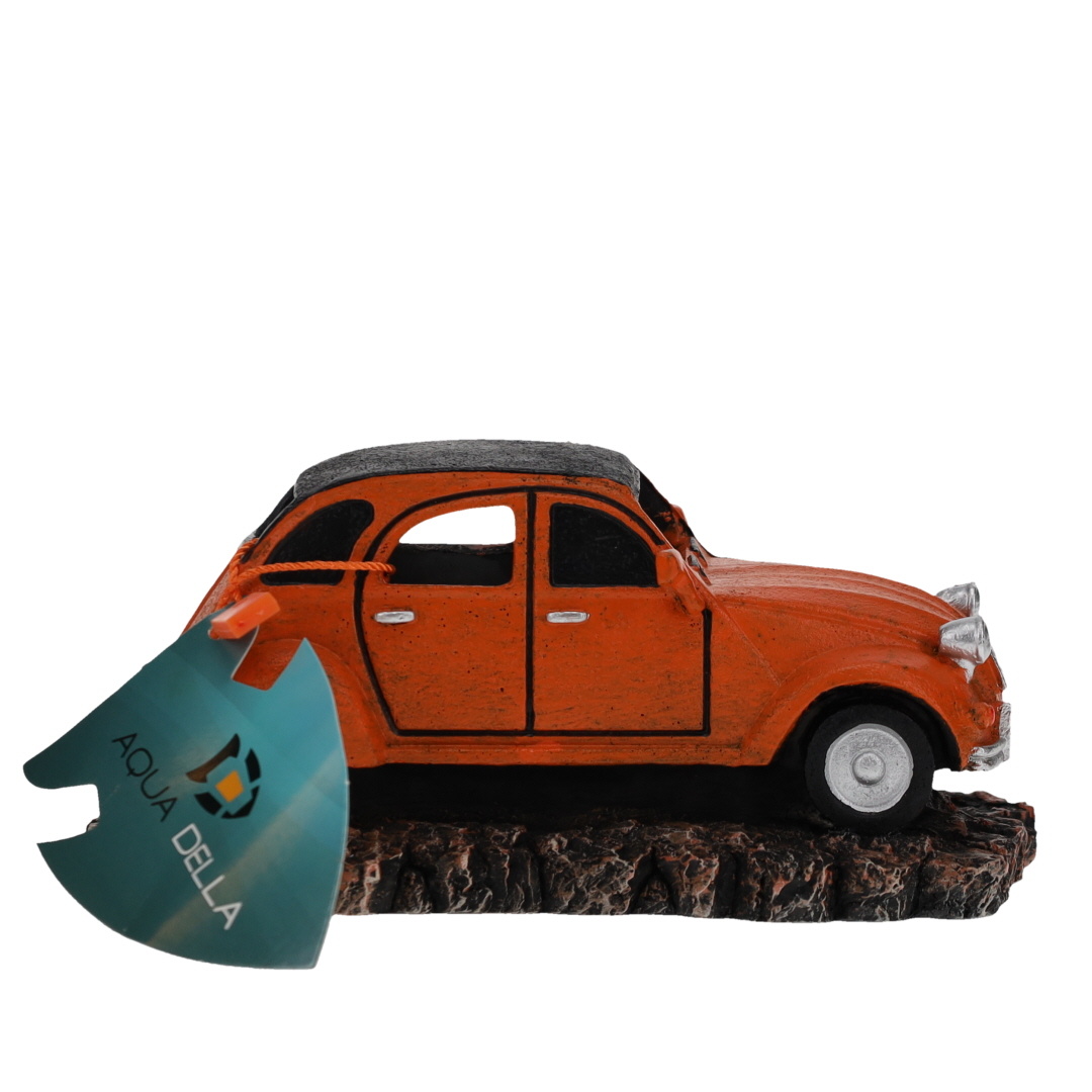 Classic Car Frans 2 14,5x7,5x6,5cm oranje