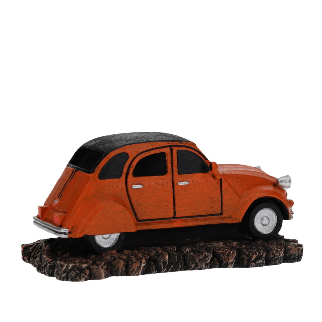 Classic Car Frans 2 14,5x7,5x6,5cm oranje