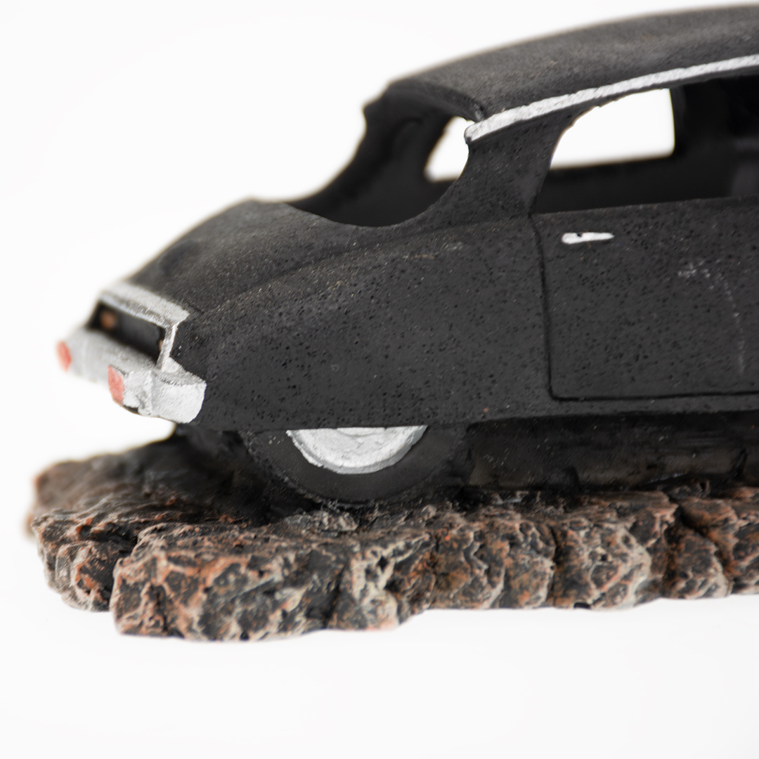 Classic Car Frans 3 18x8,5x6cm zwart