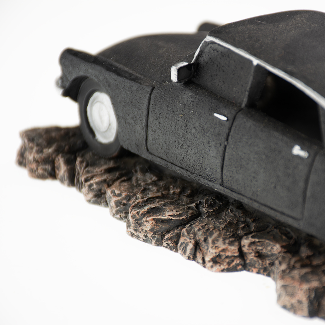 Classic Car Frans 3 18x8,5x6cm zwart
