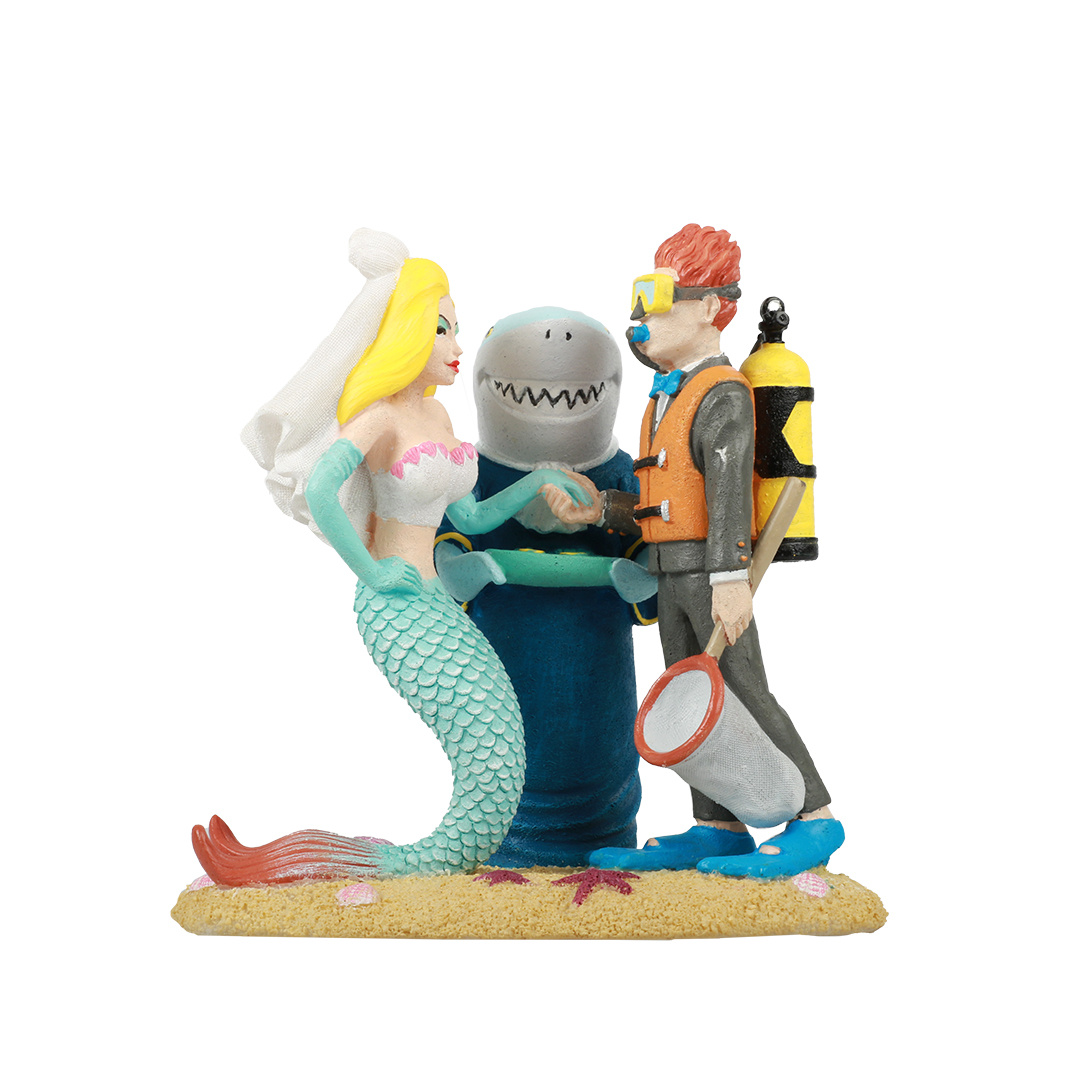 Scuba Wedding 12x10,5x12cm