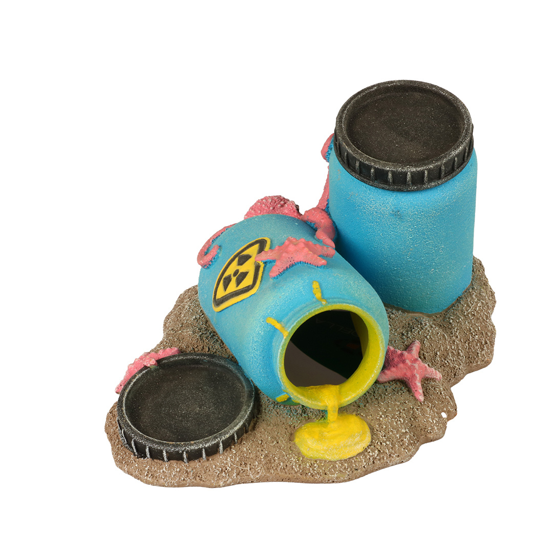 Radioactieve vaten met octopus S - Glow in the dark