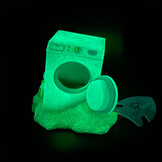Wasmachine Glow in the dark