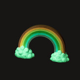 Regenboog S - Glow in the dark