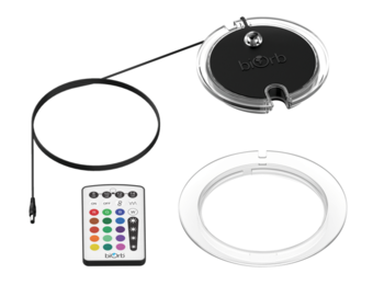 MCR-licht met afstandsbediening small zwart