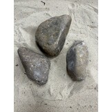 Steenbundel M Tamago Rocks beige/grijs 3 stuks