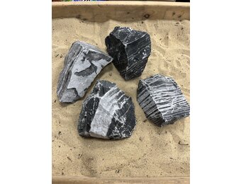 C Steenbundel Leopard Stone grijs 4 stuks