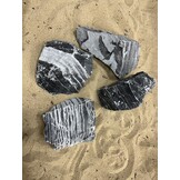 C Steenbundel Leopard Stone grijs 4 stuks
