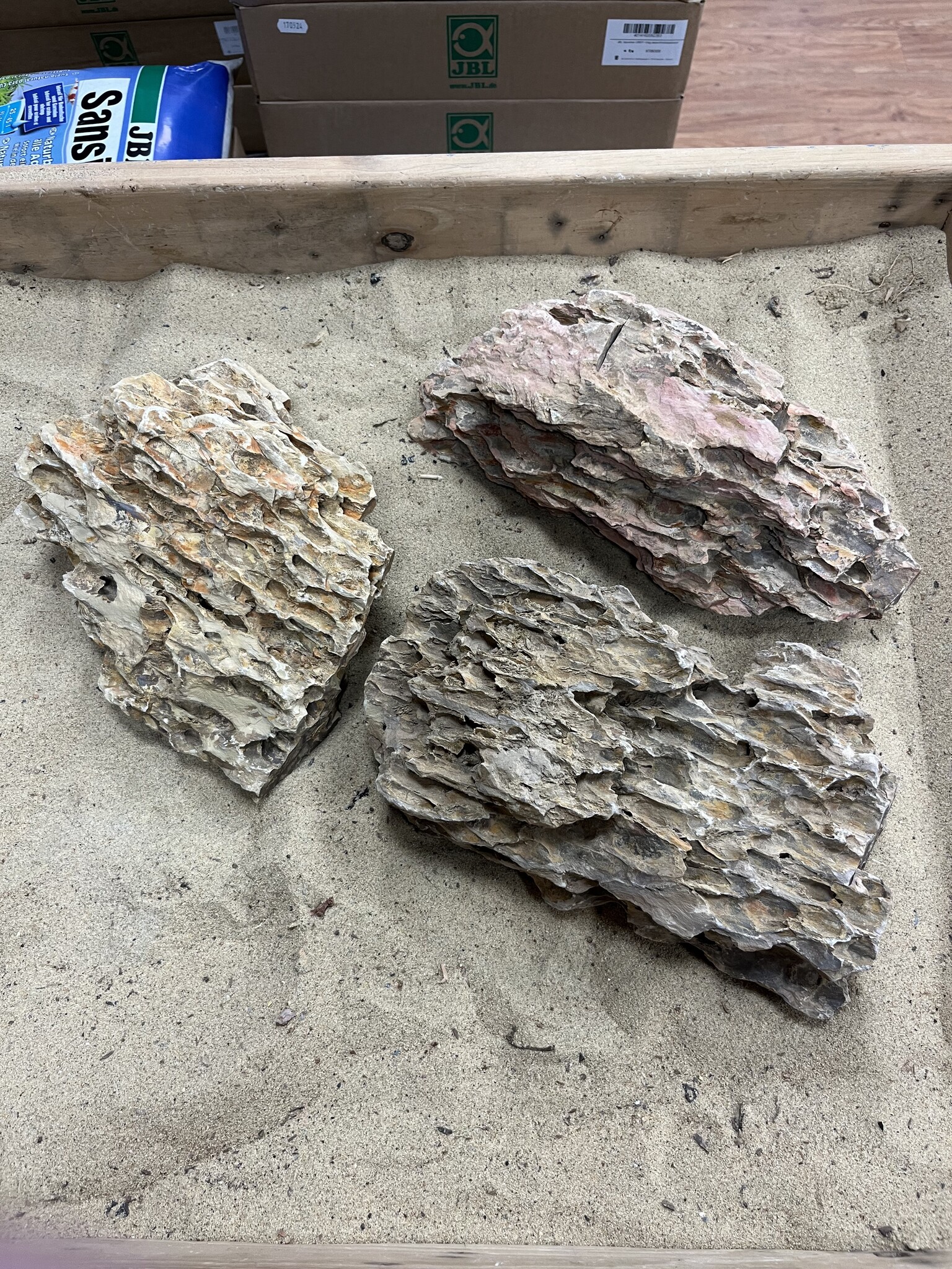 C Steenbundel Dragon Rock bruin 3 stuks