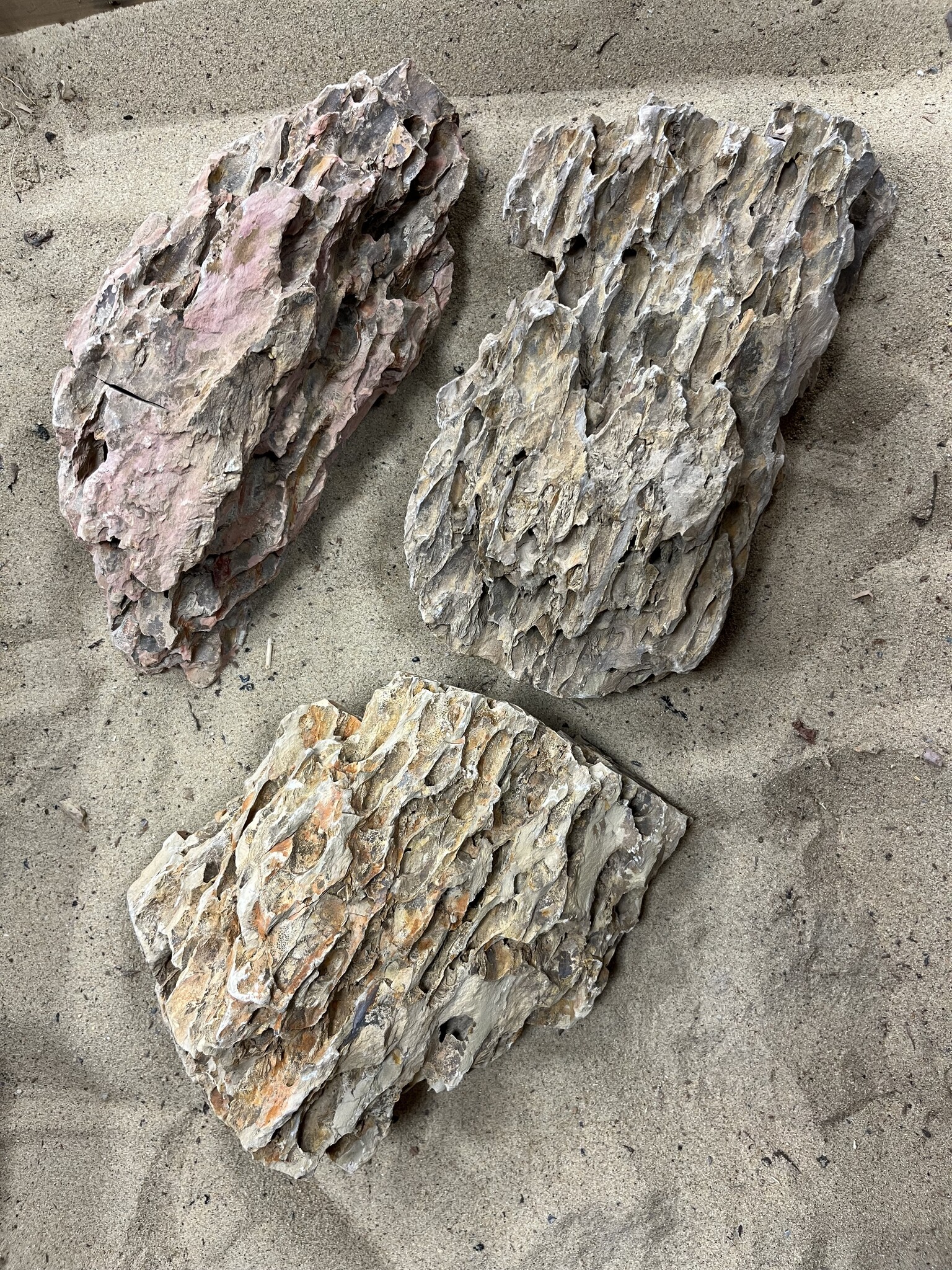 C Steenbundel Dragon Rock bruin 3 stuks