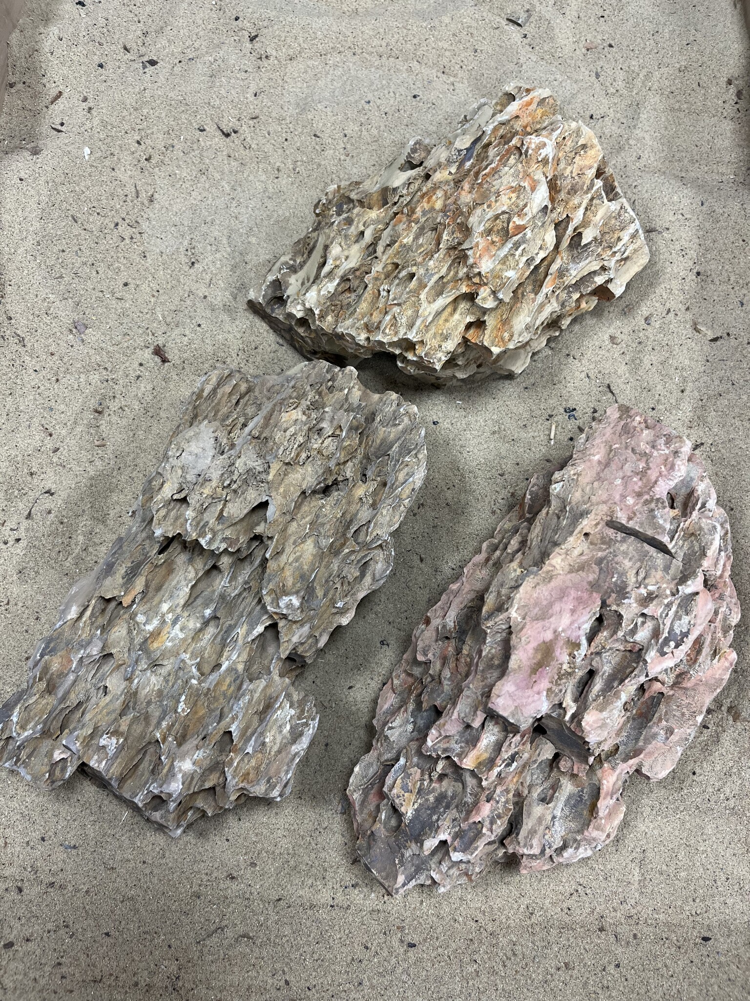 C Steenbundel Dragon Rock bruin 3 stuks