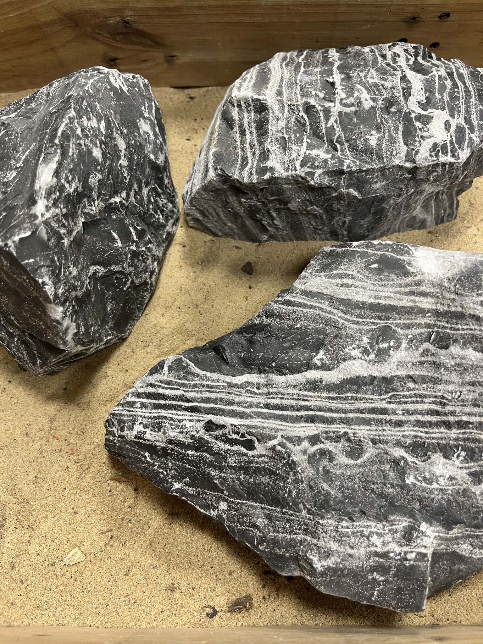 A Steenbundel Leopard Stone grijs 3 stuks