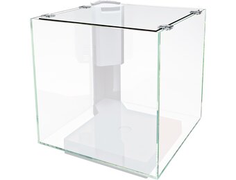 Qubiq 15 Wit enkel Aquarium met Voet