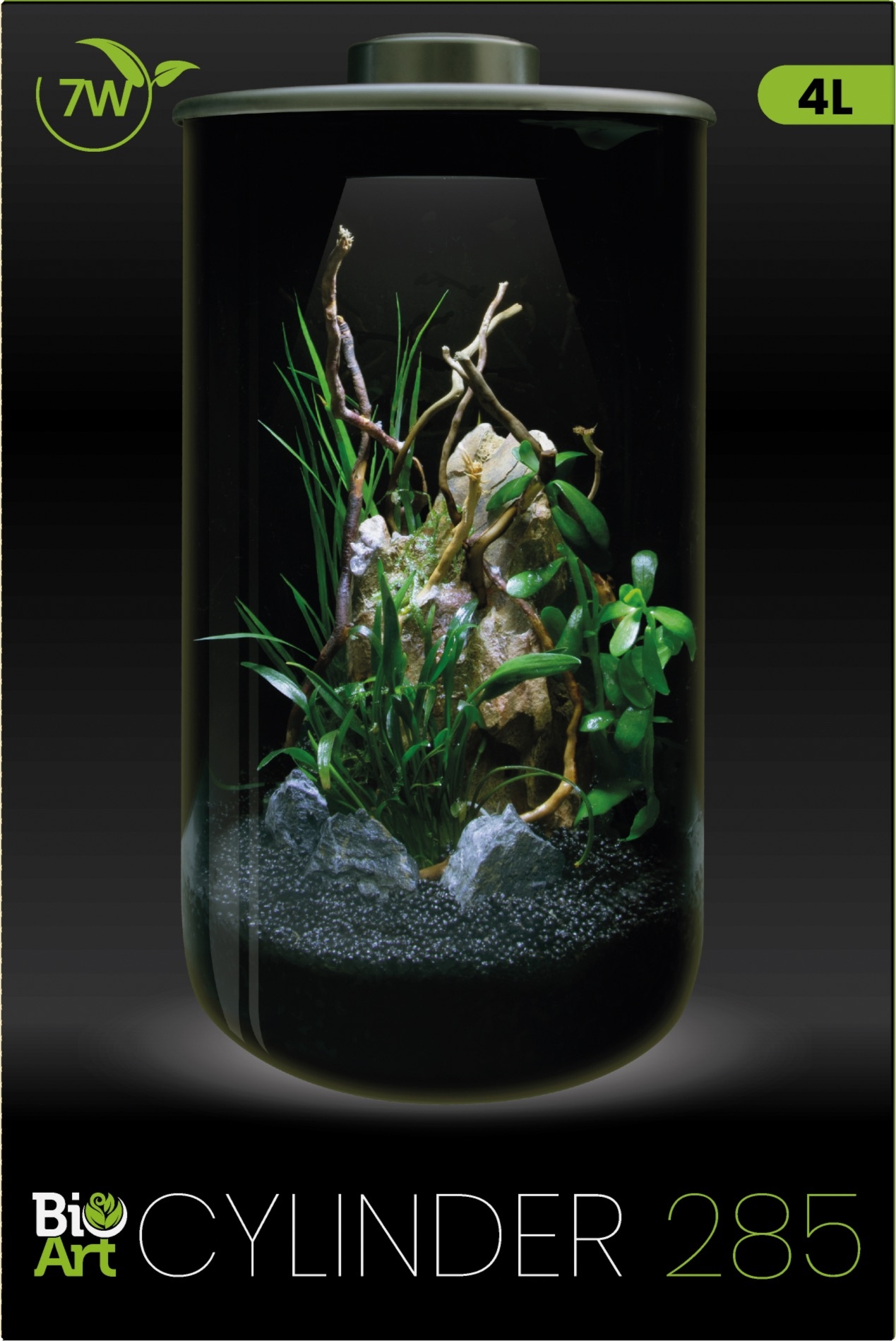 Bio Art Cylinder 285 Zwart