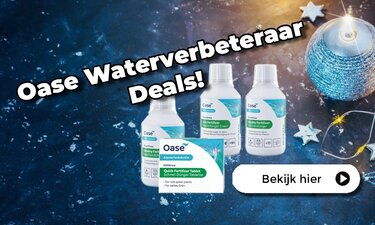 Waterverbeteraar haalt binnen een paar uur alle onzuiverheden uit het water.