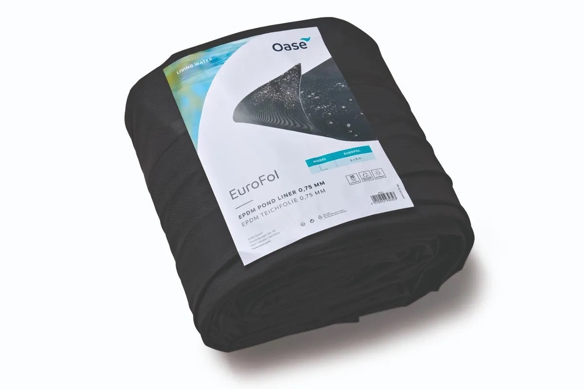 EuroFol EPDM Rubber Vijverfolie pakket 8 x 6m 0,75mm
