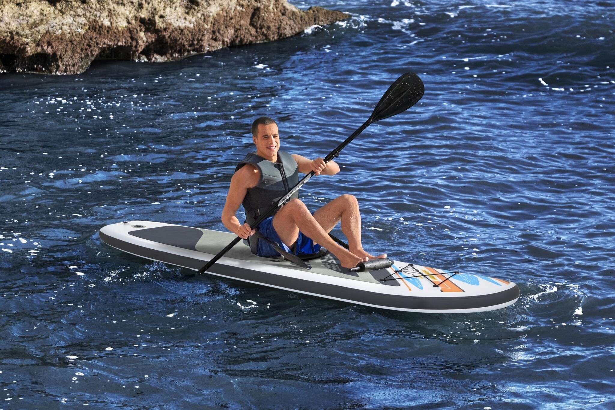 Hydro Force Sup Board White Cap Convertible Set