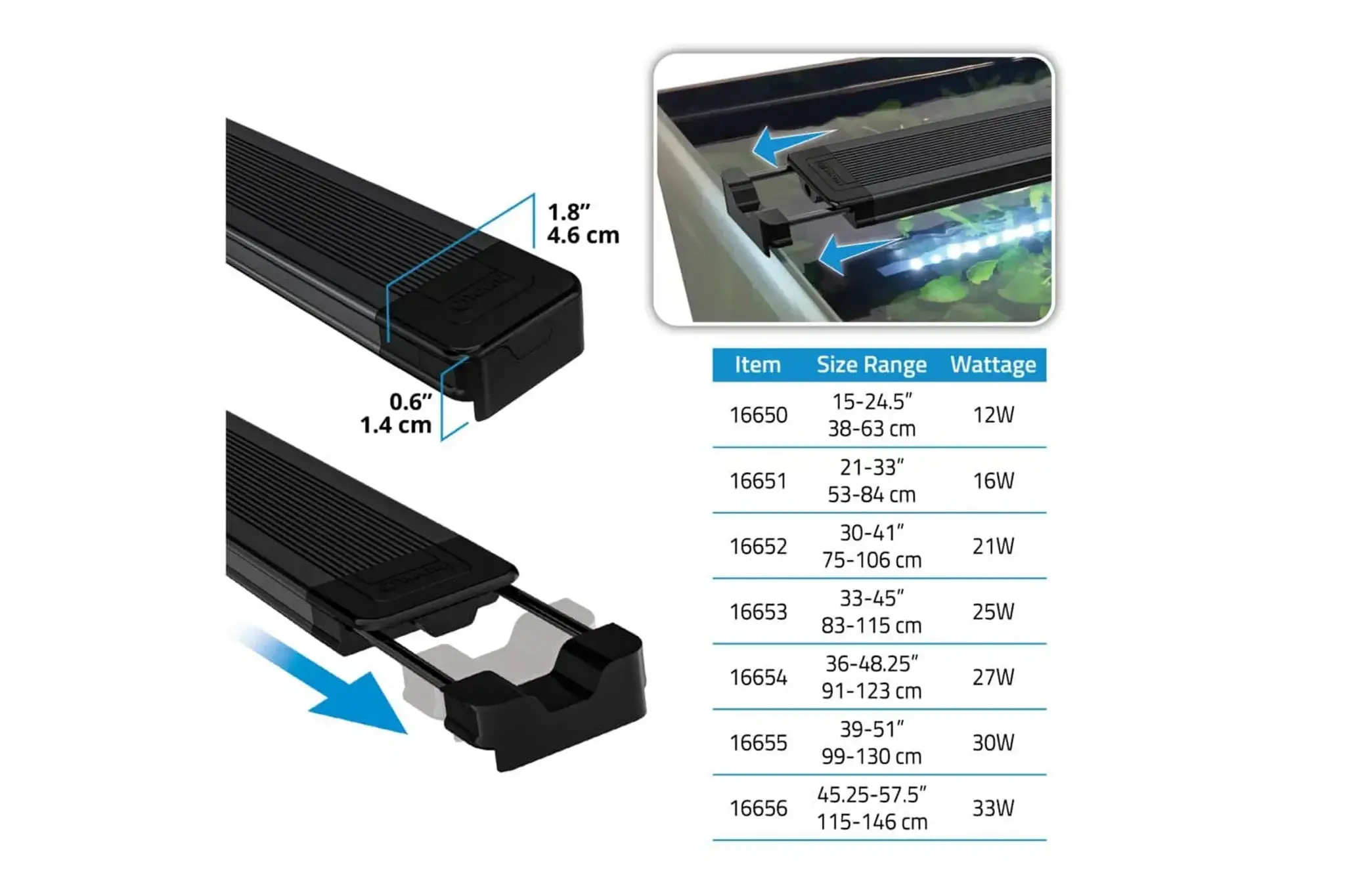 FL AquaSky LED 3.0 33W 115-146,4 cm