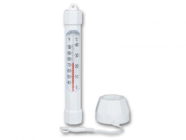 Drijvende thermometer met boei