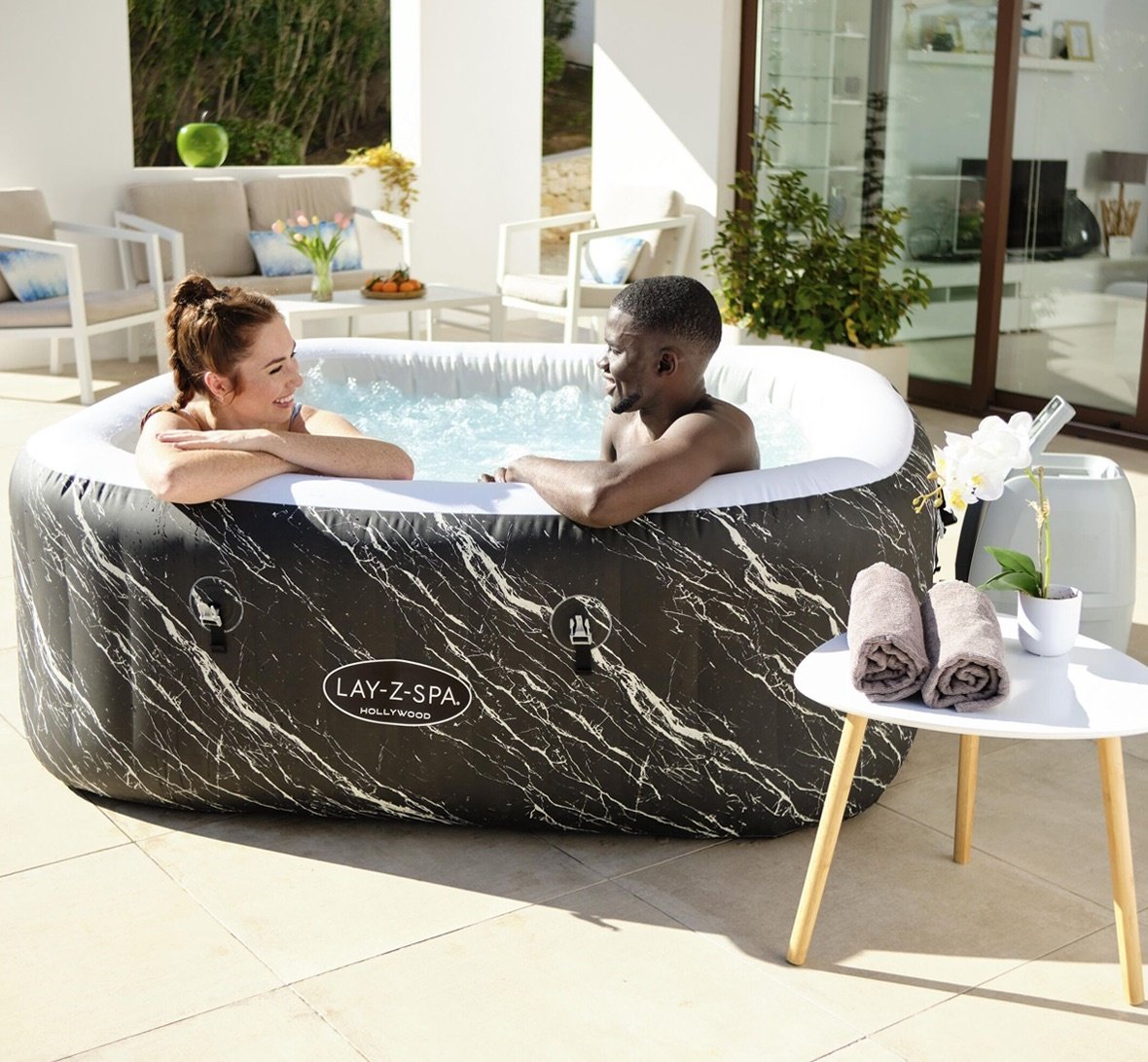 Hollywood Luxe Airjet 6 Zwart Marble