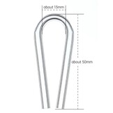 Acryl U-Clip 4 stuks  4/6mm tot 12mm Glasdikte