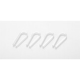 Acryl U-Clip 4 stuks 4/6mm tot 8mm Glasdikte