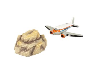 Vliegtuig Dakota Aquariumdecoratie