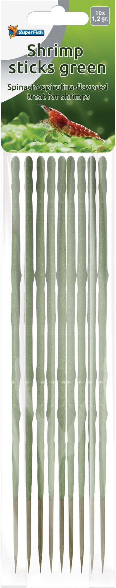 Shrimp Sticks Groen 10x