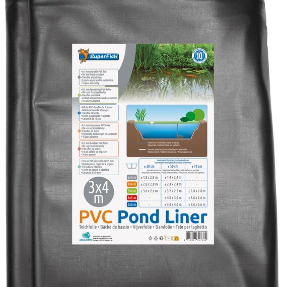 Superfish Pond Liner - Vijverfolie - 4x4 m - Vijverfolie - Pets Place