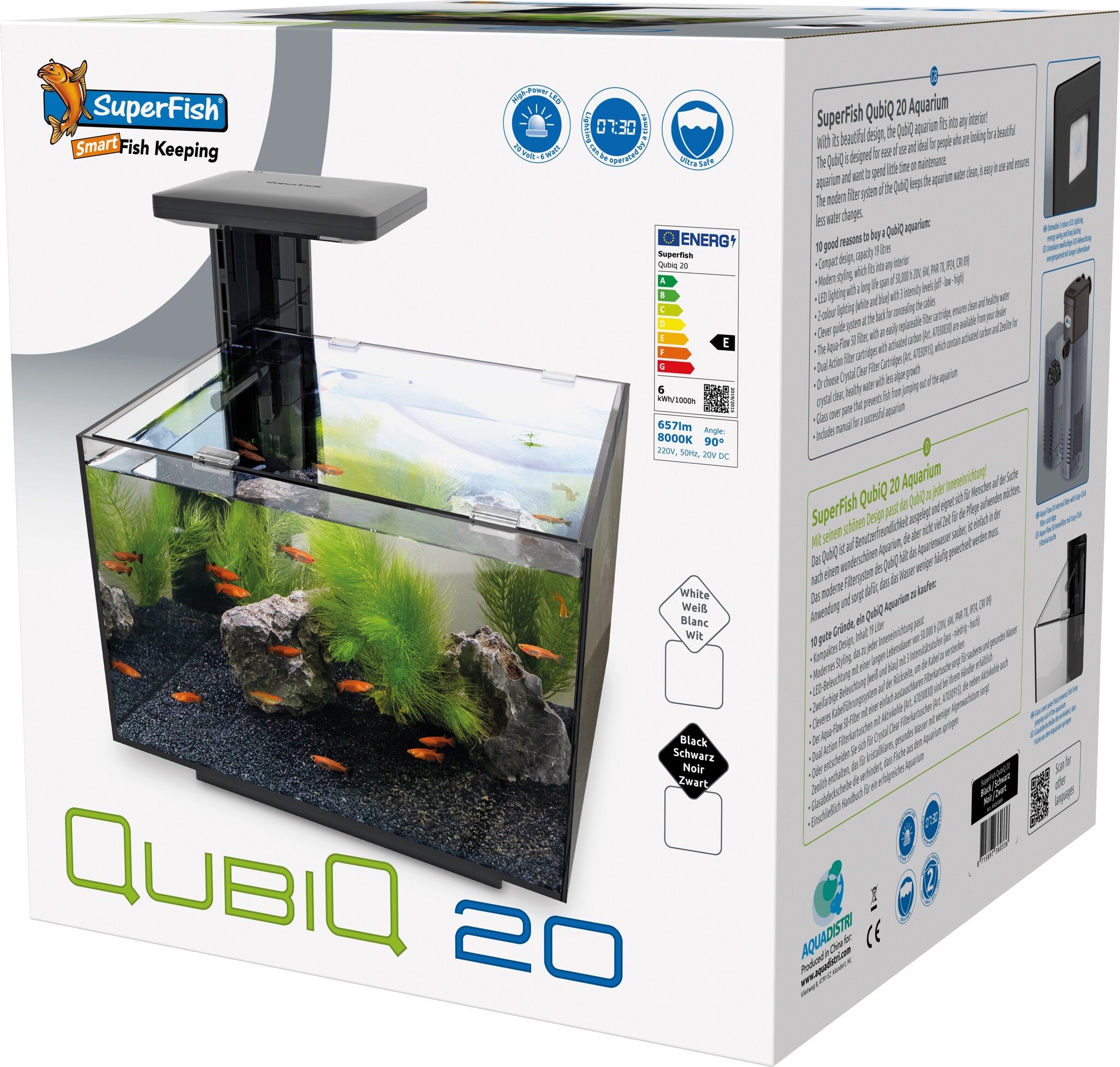 Qubiq 20 Zwart