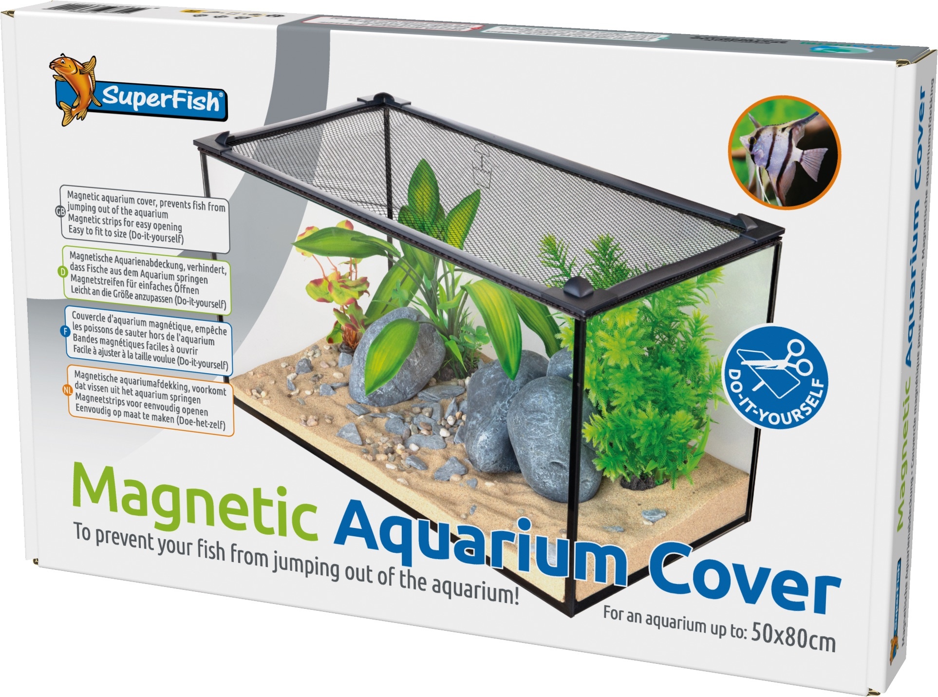 Magnetische Aquarium Afdekking 50x80cm