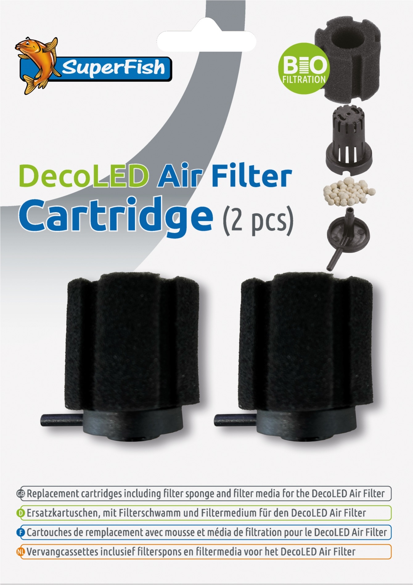 Deco Led Air Filter Cartridge 2x