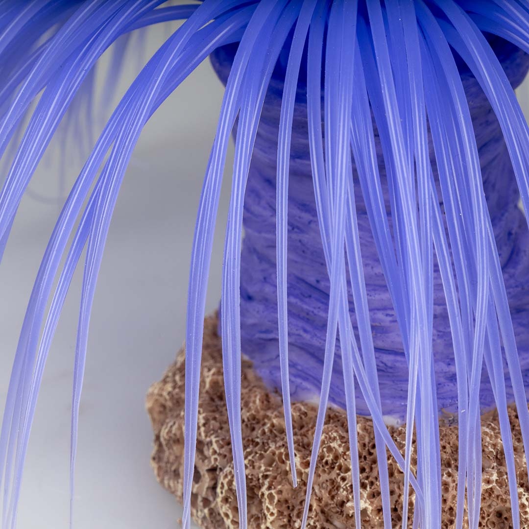 Kunstplant Anemoon Cerianthus Paars
