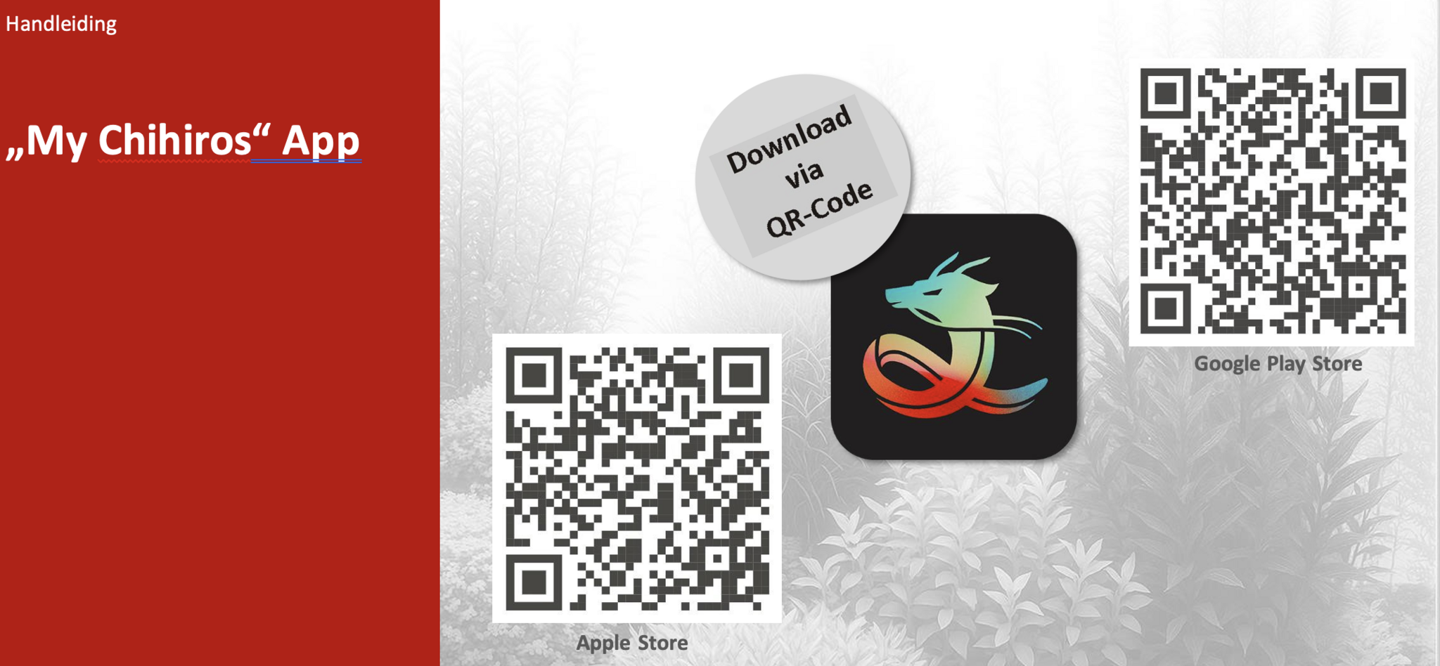 Uitleg: zo gebruik je de Chihiros app stap voor stap