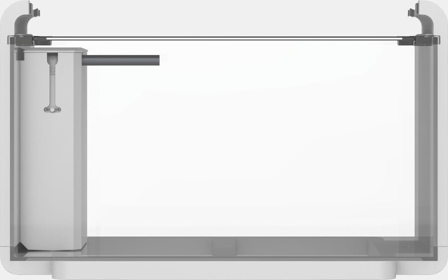 Home ProLED 30 enkel Aquarium met Voet Wit