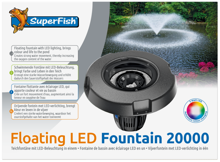 Floating Led Fountain 20.000-90 Watt