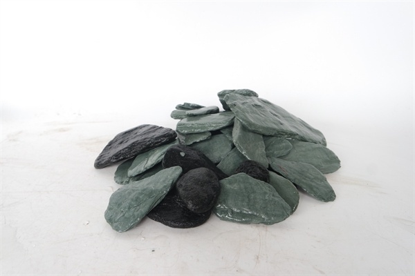 Black Flat River Rock M 15-25cm