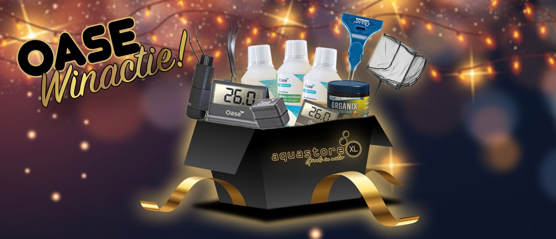 WINACTIE: drie Oase cadeaupakketten t.w.v. 170 euro!