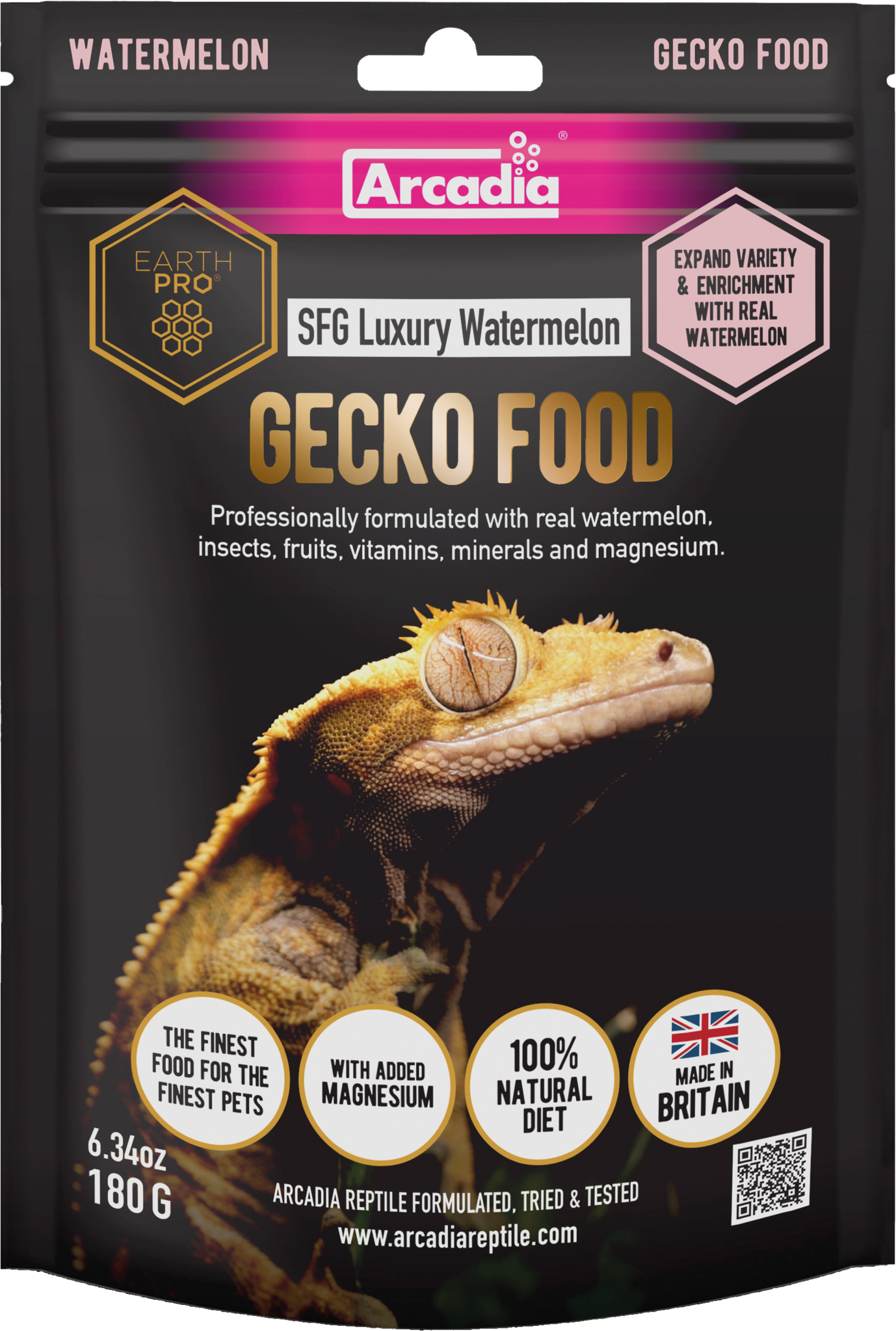 Earth Pro Gekko Stickyfood Gold Luxury Watermeloen 180g