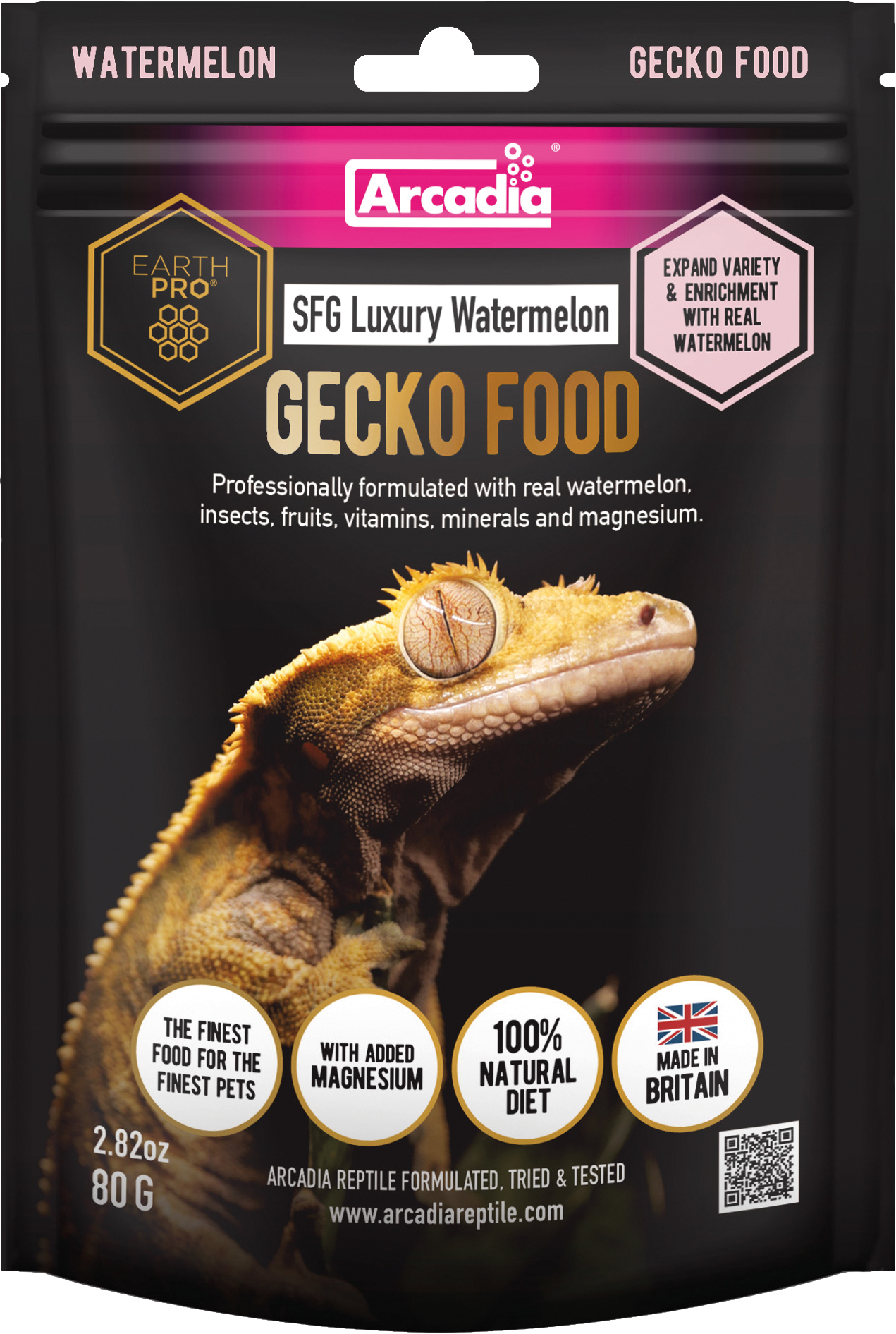 Earth Pro Gekko Stickyfood Gold Luxury Watermeloen 80g