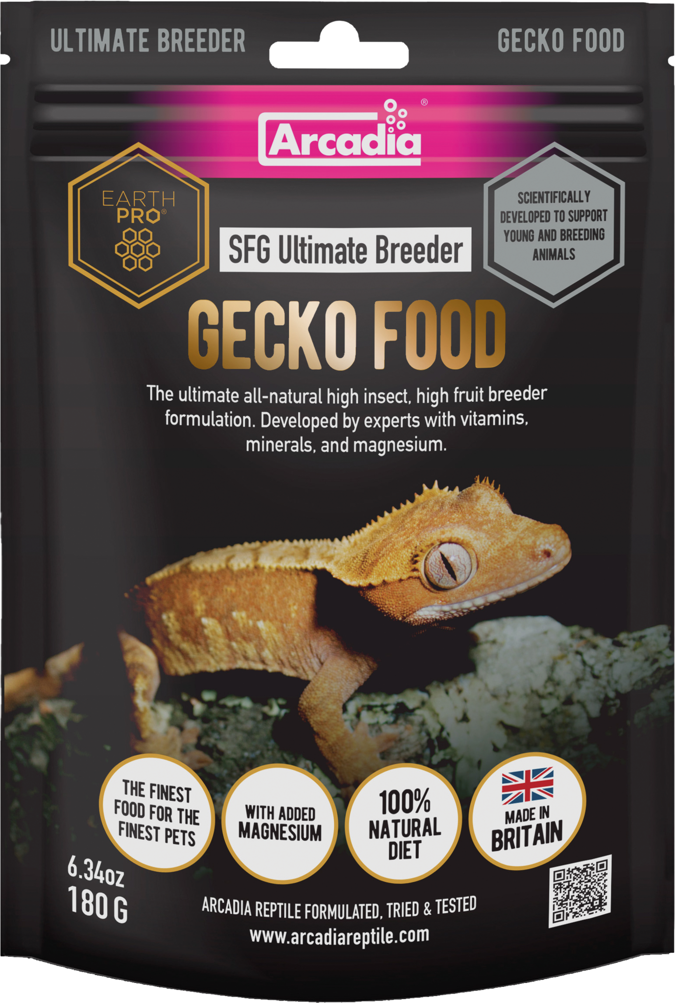 Earth Pro Gekko Stickyfood Gold Ultimate Breeder 180g