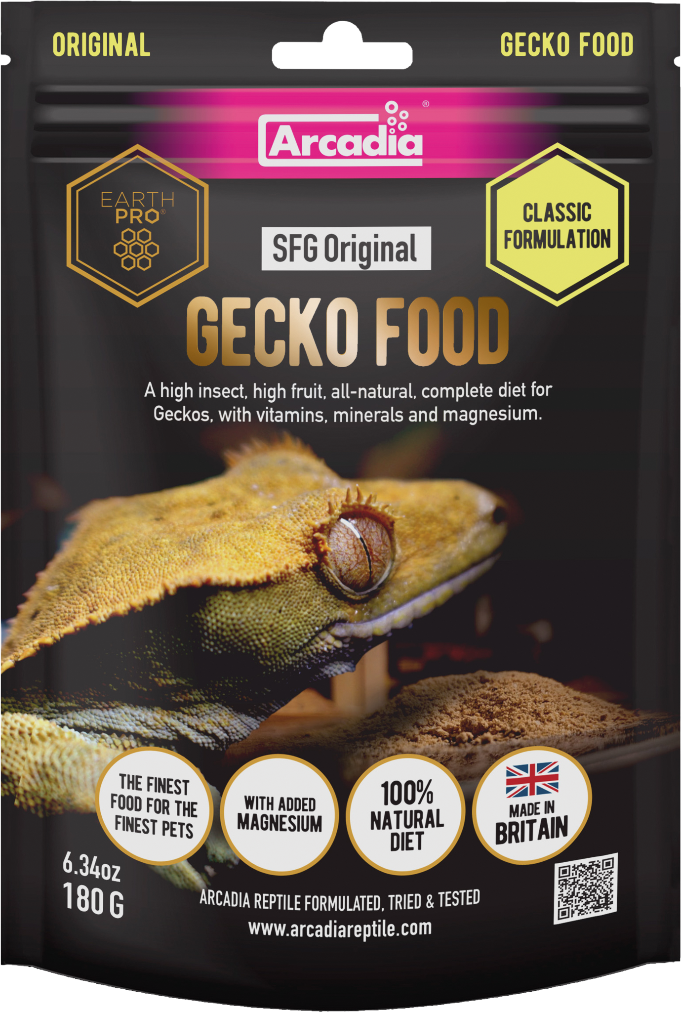 Earth Pro Gekko Stickyfood Gold Original 180g