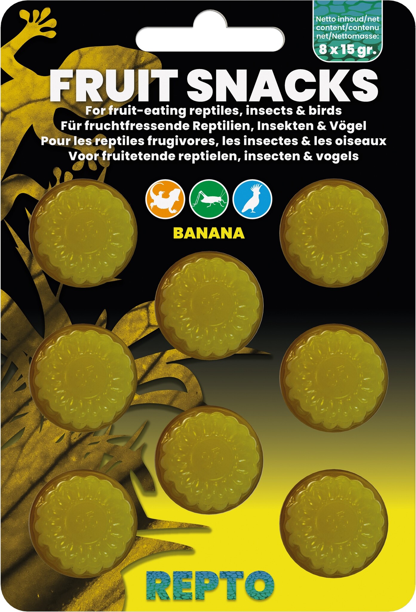 Reptielen Fruit Snacks Banana