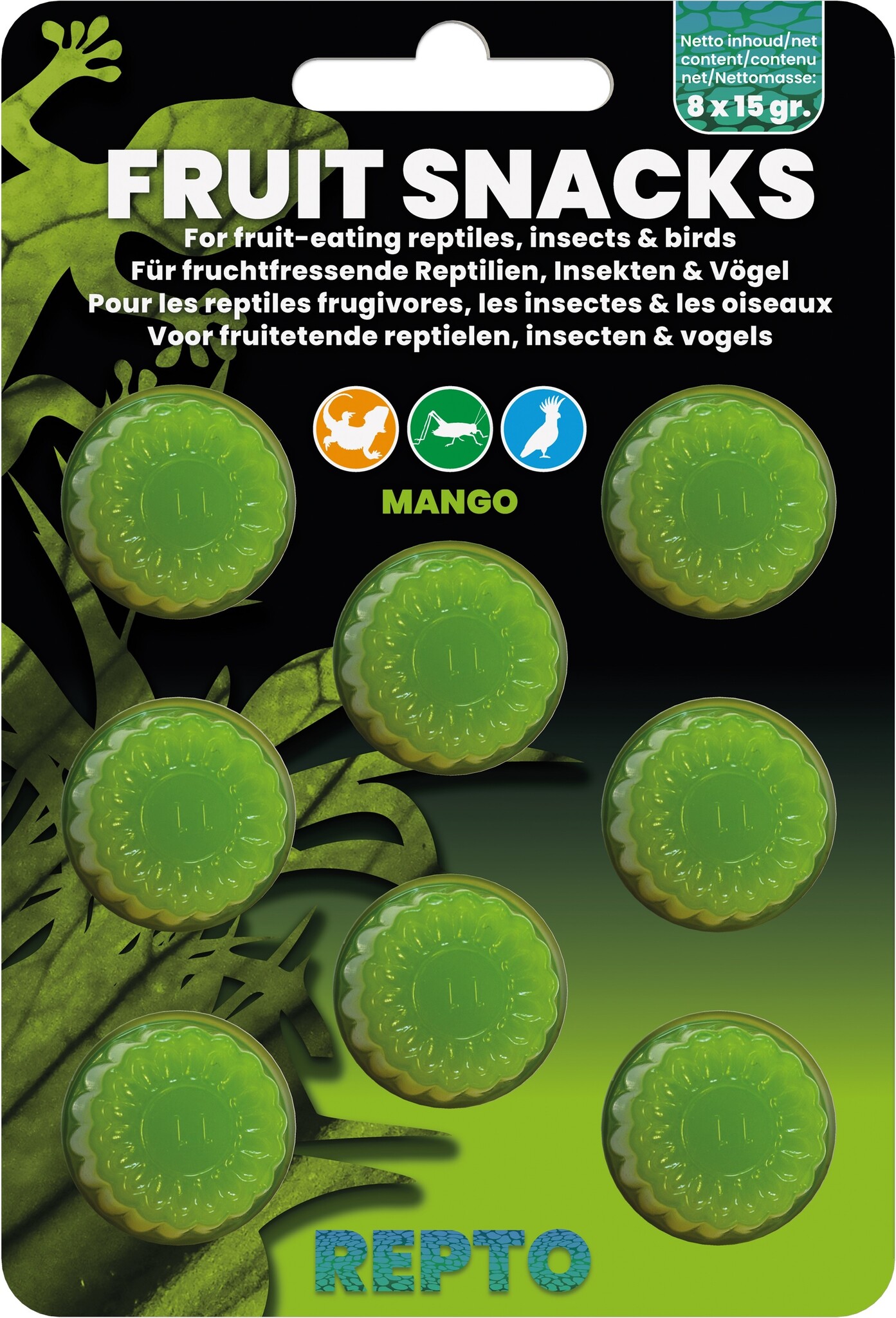 Reptielen Fruit Snacks Mango