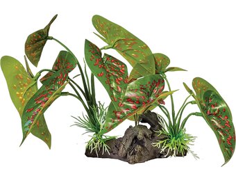 Terrarium Kunstplant op Decoratie Elephant Red